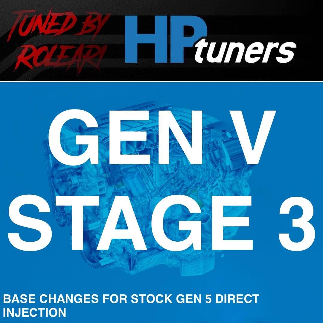HPTuners - LT1 Gen V Base Changes Stage 3
